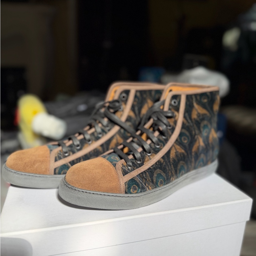 Marc By Marc Jacobs Suede and Patterned High-Tops